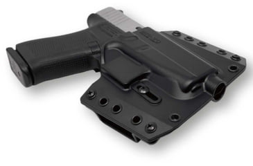 Image of Bravo Concealment OWB BCA 3.0 Holster, Glock 43X, Right Hand, 1.50in Belt loops, Black, Small, 850007014704