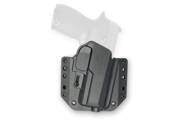 Image of Bravo Concealment OWB BCA 3.0 Holster, Sig Sauer, P320 9,40 Carry,Compact, Right Hand, 1.50in Belt Loops, Black, Small, 854614008590