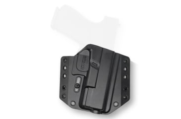 Image of Bravo Concealment OWB BCA Holster 3.0, Glock 19, 23, 32, 19X, 19 MOS, 45 Gen 3-5, Right Hand, 1.5in Belt Loops, Black, Small, BC10-1001