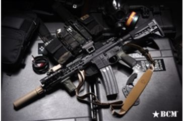 Image of Bravo Company MFG BCMGUNFIGHTER Stock Assembly Mod 0 SOPMOD, Polymer, Black, GFSMOD0SPMDB