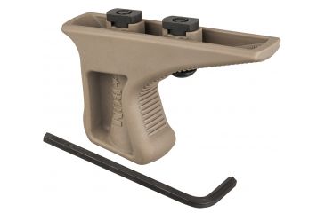 Image of Bravo BCMGunfighter Kinesthetic Angled Forend Grip M-Lok Mod3, Flat Dark Earth, KAGMCMRFDE