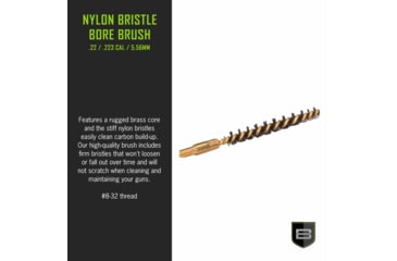 Image of Breakthrough Clean Technologies .22 Cal Nylon Bristle Bore Brush, BT-22NBB