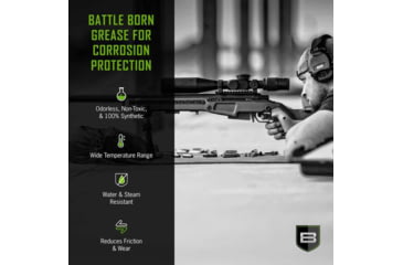 Image of Breakthrough Clean Technologies Battle Born Grease fortified with PTFE, 4 Ounce, BTG-4OZ