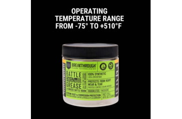 Image of Breakthrough Clean Technologies Battle Born Grease fortified with PTFE, 4 Ounce, BTG-4OZ