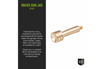 Image of Breakthrough Clean Technologies Brass Cleaning Jag .50 Cal, BT-50BJ