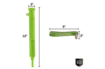 Image of Breakthrough Clean Technologies AR15 Bore Guide w/ Pivot lock, Green, AR15, BT-AR15BG
