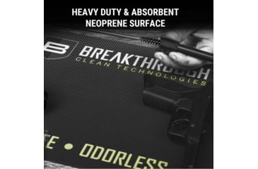 Image of Breakthrough Clean Technologies Clean Rubber Gun Mat - 11x 17, Pistol, BT-RGM-P