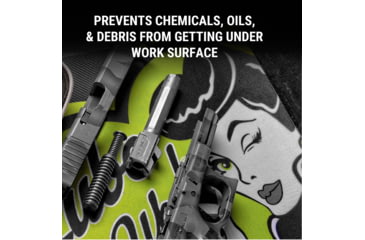 Image of Breakthrough Clean Technologies Clean Rubber Gun Mat - 11x 17, Pistol, BT-RGM-P