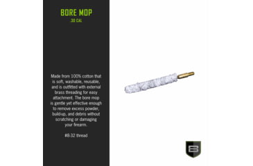 Image of Breakthrough Clean Technologies Cotton Mop .30 Cal/308Cal/7.62mm, BT-30BM