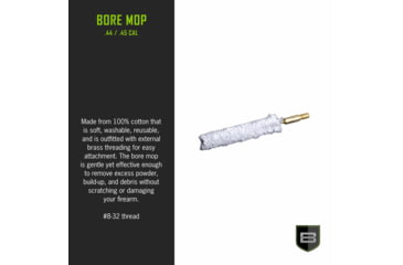 Image of Breakthrough Clean Technologies Cotton Mop .44/.45 Cal, BT-44/45BM