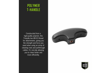 Image of Breakthrough Clean Technologies Polymer T Handle, 8-32 Thread, BT-H-8-32