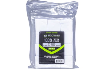 Image of Breakthrough Clean Technologies Square Cotton Patches - 2-1/4in x 2-1/4in - 600pcs/Pack with Plastic Tray, BT-CP-S-2-1/4"-600