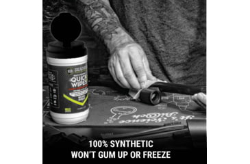 Image of Breakthrough Clean Technologies Synthetic CLP Quick Wipes - 50 Count Canister - 5in x 6in Wipes, 50 Count, BT-CLP-QW-50