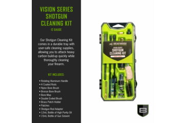 Image of Breakthrough Clean Technologies Vision Series Hard-Case Shotgun Cleaning Kit, 12 Gauge, BT-CCC-12G