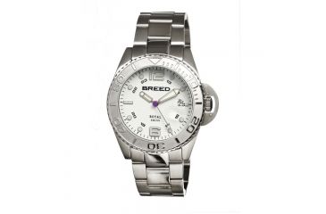 Image of Breed 4801 Von Genf Mens Watch, White BRD4801