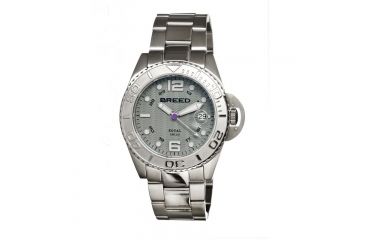 Image of Breed 4804 Von Genf Mens Watch, Grey BRD4804