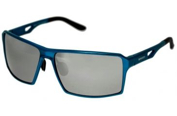 Image of Breed Centaurus Sunglasses, Blue Titanium Frame, Black Lens BSG021BL