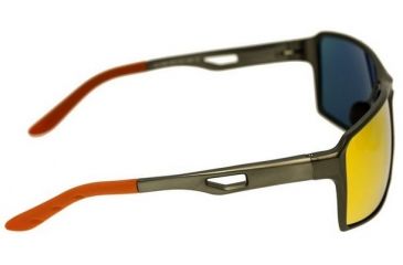 Image of Breed Centaurus Sunglasses, Gun Metal Titanium Frame, Red Lens BSG021DR
