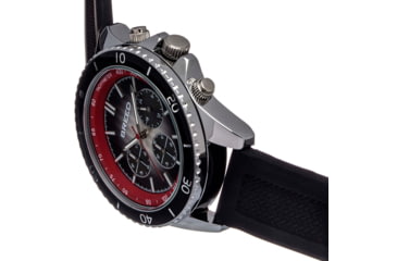 Image of Breed Chronograph Strap Watch, Black/Red, BRD9104, Black/Red, One Size, BRD9104