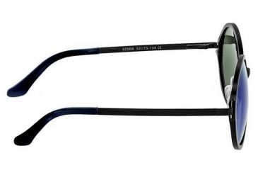 Image of Breed Corvus Sunglasses, Black Titanium Frame, Blue Lens BSG025BK