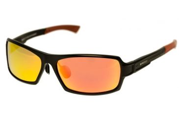 Image of Breed Cosmos Sunglasses, Black Titanium Frame, Red-Yellow Lens BSG013BK