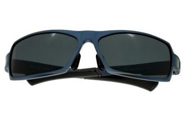 Image of Breed Cosmos Sunglasses, Blue Titanium Frame, Black Lens BSG013BL