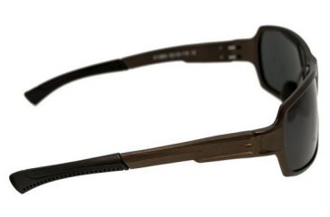 Image of Breed Cosmos Sunglasses, Brown Titanium Frame, Black Lens BSG013BN