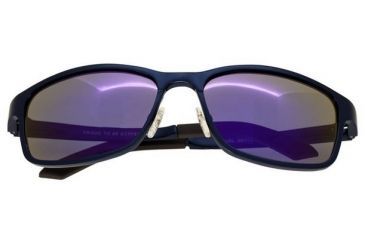Image of Breed Hydra Sunglasses, Blue Titanium Frame, Purple-Blue Lens BSG022BL