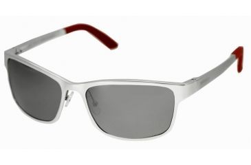 Image of Breed Hydra Sunglasses, Silver Titanium Frame, Black Lens BSG022SR