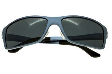 Image of Breed Kaskade Sunglasses, Blue Titanium Frame, Black Lens BSG016BL