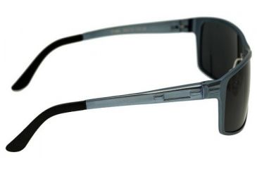 Image of Breed Kaskade Sunglasses, Blue Titanium Frame, Black Lens BSG016BL
