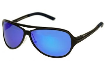 Image of Breed Langston Sunglasses, Black Titanium Frame, Blue Lens BSG012BK