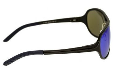 Image of Breed Langston Sunglasses, Black Titanium Frame, Blue Lens BSG012BK