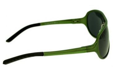 Image of Breed Langston Sunglasses, Green Titanium Frame, Black Lens BSG012GN