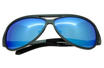 Image of Breed Langston Sunglasses, Silver Titanium Frame, Blue Lens BSG012SR