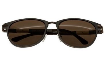Image of Breed Orion Sunglasses, Brown Titanium Frame, Brown Lens BSG020BN