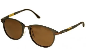 Image of Breed Orion Sunglasses, Brown Titanium Frame, Brown Lens BSG020BN