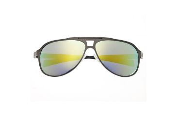 Image of Sunglasses Apollo 006SR, Silver Titanium Frame, Gold/Yellow Mirror Lens