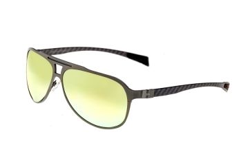 Image of Sunglasses Apollo 006SR, Silver Titanium Frame, Gold/Yellow Mirror Lens