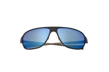 Image of Sunglasses Atmosphere 004BK, Black Titanium Frame, Blue Mirror Lens