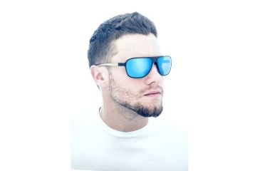 Image of Sunglasses Atmosphere 004BN, Brown Titanium Frame, Brown Lens