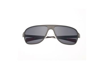 Image of Sunglasses Atmosphere 004GM, Gunmetal Titanium Frame, Black Lens