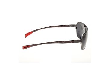 Image of Sunglasses Atmosphere 004GM, Gunmetal Titanium Frame, Black Lens
