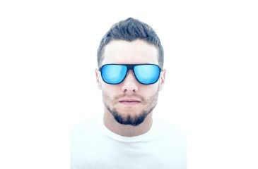 Image of Sunglasses Atmosphere 004SR, Silver Titanium Frame, Silver Miirror Lens