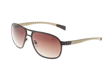 Image of Sunglasses Concorde 001BN, Brown Titanium Frame, Brown Lens