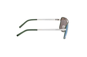 Image of Breed Sunglasses Draco Sunglasses, Silver / Blue-Green BSG047SL