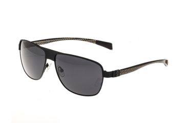 Image of Sunglasses Hardwell 007BK, Black Titanium Frame, Black Lens