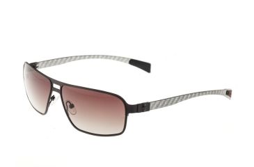 Image of Sunglasses Meridian 003BN, Brown Titanium Frame, Brown/Gradient Lens