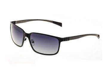 Image of Sunglasses Neptune 008BK, Black Titanium Frame, Black Gradient Lens