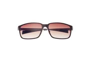 Image of Sunglasses Neptune 008BN, Brown Titanium Frame, Brown/Gradient Lens